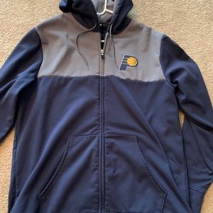 Indiana Pacers Adidas Full Zip Hoodie